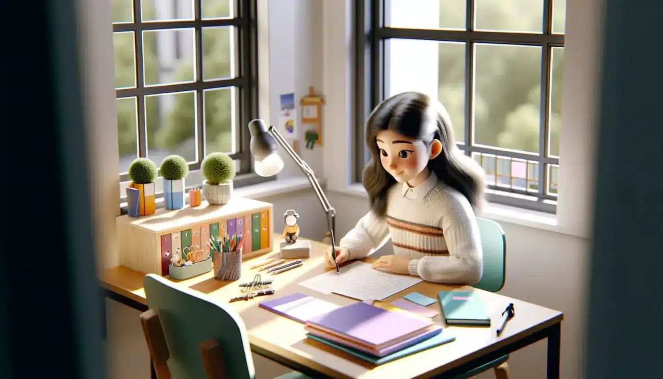 Hvordan lage perfekt skolepult hjemme ergonomi organisering bedre laering hovedbilde