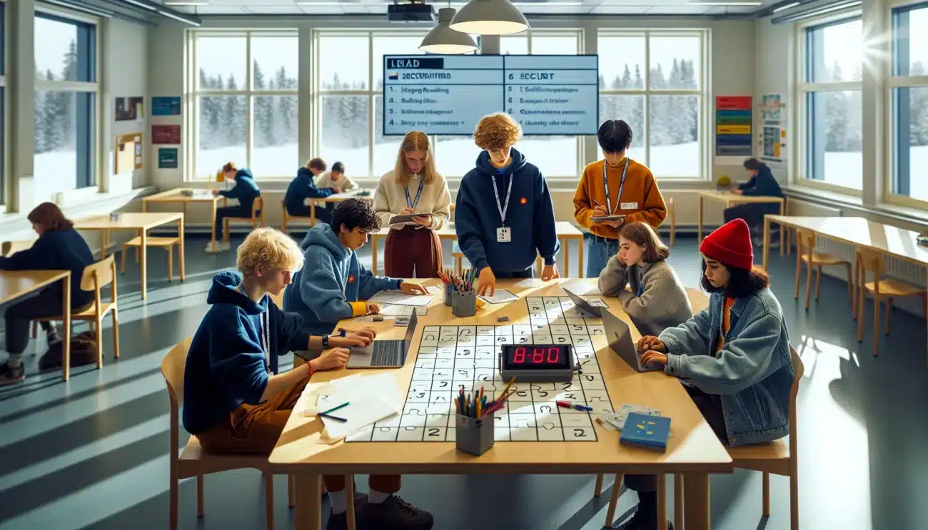 Norwegian students collaborate in small groups with clear roles and guidance