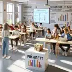 Norwegian students lead a respectful classroom debate on democracy and citizenship